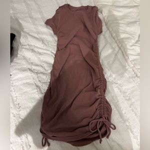 Garage scrunchie dress